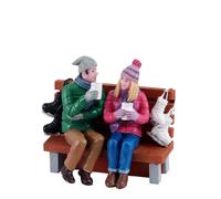 Lemax Caddington Village Figurine : Buveurs de Cacao Chaud 12046