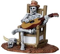 Lemax Spooky Town 22003 Fauteuil à bascule Squelette