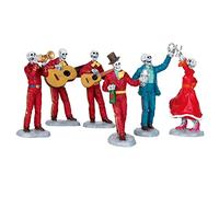 Lemax Spooky Town Fiesta De Los Muertos Set of 6 # 52309 by Lemax
