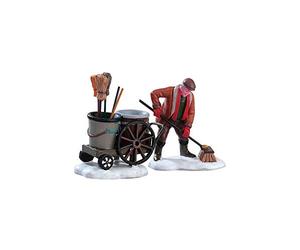 Lemax - Street Sweeper, Set Of 2