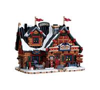 Hébergement touristique - LEMAX - Après-Ski Lodge - Porcelaine - Avec lumières - 17x20,2x11,9 cm