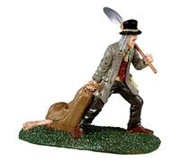 Lemax Village Collection 32196 Spooky Town Pelleteuse pour Tombe et Sac de Corps