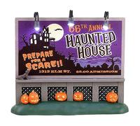 Lemax Village Collection - Spooky Town Haunted House Panneau d'affichage # 34075