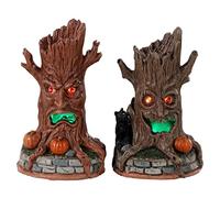 Lemax Village Collection - Spooky Town - Tronc d'arbre hanté - Accessoire à piles #34072