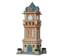 Lemax Village de Noël 05007 Horloge municipale à Piles LED