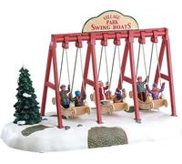 Lemax Village de Noël Balançoire bateau Hiver Déco Noël Figurines Déco