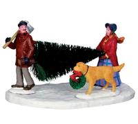 Lemax Village de Noël Couple Maison de Noël Décoration d'hiver - Figurines de décoration de Noël