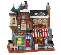 Lemax Village de Noël Liste des Père Noël Toy Shop Batterie LED