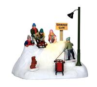 Lemax Village de Noël Piste de luge Maison de Noël Hiver Décoration Noël
