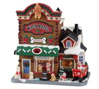 Lemax Village de Noël Rencontre des Pattes de Père Noël LED à Piles -15800