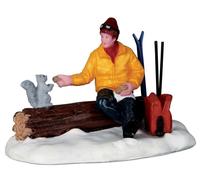 Lemax Village de Noël Skieur hiver Déco Noël Figurines