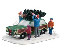Lemax Village de Noël Voiture Maison de Noël Décoration d'hiver - Figurines de décoration de Noël