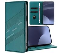 LEMAXELERS Coque pour Honor 400 5G Portefeuille Pochette en Cuir Rabat Housse avec Porte Carte Magnétique Clapet Flip Case Antichoc Étui Wallet Cover pour Honor 400 5G,HXXW Dark-Green