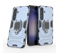 LEMAXELERS Coque pour Samsung Galaxy S24 Housse avec Support Anti-Chute Étui Anneau Rotatif à 360 ° Magnétique Ring Stand Protection Robuste Antichoc Cover pour Galaxy S24 Bleu KK