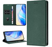 LEMAXELERS Coque pour Xiaomi Poco M7 4G Portefeuille Cover [Protection RFID] Porte-Cartes Ständer Résistant Auxchocs Flip Wallet Business Protection Housse pour Xiaomi Poco M7 4G Dark Green YBLZ
