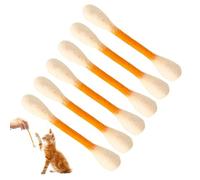 Lembeauty 6 Cotons-tiges géants pour Chat avec Herbes à Chat, Cordes de Dentition dentaires à mâcher pour Chats, Jouet interactif en Feutre pour Chatons, pour Les Exercices Contre l'ennui