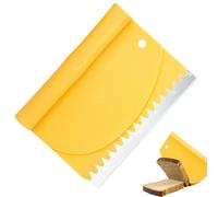 Lembeauty à Pâte,Raclette à Pâtisserie avec Échelle - Outil en Acier Inoxydable pour Pâtisserie Glaçage Pâtes Cuisine Pizza,Préparation Aliments Pâtes