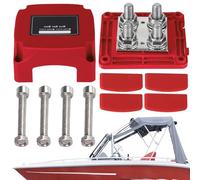 Lembeauty Bloc de distribution de puissance - 48 V CC - Étanche - Robuste - Avec boulons de raccordement - Connecteur étanche pour câblage solaire - Véhicule, camion, scooter, bateau