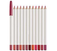 Lembeauty Crayon À Lèvres,12 Couleurs Résistant aux Traces Mat Soyeux Maquillage Beauté,Crayon pour Lèvres | pour Femmes Amies Famille Sœur et Petite Amie Rencontres et Fêtes
