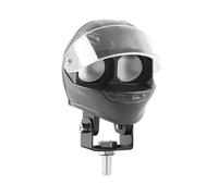 Lembeauty Feux de Conduite pour Motocyclette - Projecteur Auxiliaire Style Casque pour Motocyclettes,Projecteur de Conduite pour Motocyclette,pour Scooter, Quad, Tout Terrain, sur Terre et