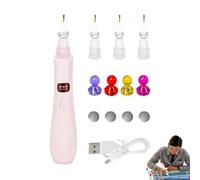 Lembeauty Stylo Applicateur à Strass,Applicateur de Strass de Précision Sans Fil - Rechargeable 3 Modes Réglable pour Décorations Puzzles Peinture Créations Femmes Adultes Adolescents
