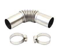 Lembeauty Tuyau d'Échappement | Tube de Prolongation pour Chauffage Stationnaire,Coude en Acier Inoxydable Résistant à Haute Température pour Motocross, Tondeuse, Vélo, Véhicule et Camion