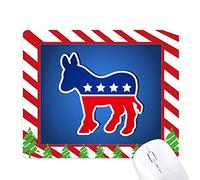 l'emblème de l'amérique Ã‰tats - unis âne parti démocratique tapis de souris canne de noël du tapis.