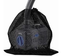 LEMCC Lot de 2 sacs de protection pour pompe avec cordon de serrage, 45 x 45 cm, sac de filtre pour pompe de bassin - Noir - Pour filtres biologiques de bassin, bassin, étang submersible en extérieur