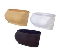 Lemef Bandeau sans Couture Soutien-Gorge sans Bretelles Top Tube Extensible avec Coussinets Amovibles pour Femmes XL