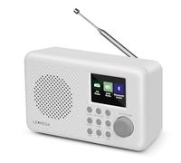 LEMEGA DR3P Radio Numérique Portable (Dab/Dab+/FM avec RDS, 80 Présélections, Écran Couleur 2,4”, Bluetooth 5.3, Prise Casque,Double Réveil), Gris Pierre