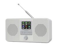 LEMEGA IR4S Radio Internet Stéréo,Radio WiFi Dab/Dab+,FM,Spotify Connect&Podcasts,Bluetooth,Haut-parleurs Stéréo 2.0,Double Réveil,60 Préréglages,Sortie Casque,Contrôle Via l'application OKTIV,Gris