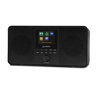 LEMEGA IR4S Radio Internet Stéréo,Radio WiFi Dab/Dab+,FM,Spotify Connect&Podcasts,Bluetooth,Haut-parleurs Stéréo 2.0,Double Réveil,60 Préréglages,Sortie Casque,Contrôle Via l'application OKTIV- Noir