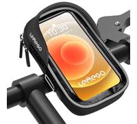 LEMEGO Support de téléphone Portable étanche pour Guidon de vélo - Rotation à 360° - pour Smartphone jusqu'à 6,8"