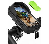 LEMEGO Support Téléphone Vélo Moto Etanche - Sacoche Guidon Vélo VTT avec Housse de Pluie Rotation 360 Porte Téléphone Velo pour Smartphone 4.7-6.5 Pouces