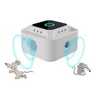 LEMENG Répulsif pour parasites Fiche à ultrasons, Répulsif pour rongeurs Appareil électronique pour intérieur Contrôle des rats avec lumières, Répulsif pour écureuils à ultrasons