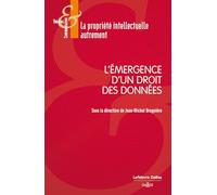 L'émergence d'un droit des données Jean-Michel Bruguière (Directeur éditorial)