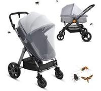 LEMESO Moustiquaire Poussette Universelle pour Landau, Auto-siège, Lit Parapluie, Protection Anti-insectes pour Bébés, Enfants G