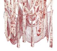 LEMESO Tissu Effrayant d'halloween Tissu Sanglant Gaza Effrayant pour Halloween Décoration