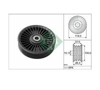 Lemförder 532 0108 10 Poulie De Guidage Pour Courroie Crantée Pour Opel Mercedes