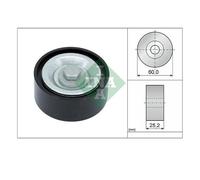 Lemförder 532 0715 10 Support De Courroie À Nervures Pour Renault Dacia