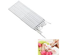 lemgyiamz Outil De Modelage Argile Outils - Kit Poterie Sculpture CéRamique Alliage D'Aluminium en PolymèRe Set D'Outils Peinture sur Pierre Gaufrage DIY pour La ModéLisation Shaping 9 PièCes