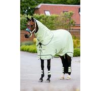 LeMieux Arika Armour-Tek Couverture anti-mouches pour cheval - Col amovible - Macaron - 100 cm