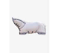 LeMieux Arika Armour-Tek Tapis anti-mouches léger anti-UV antistatique Dos sans couture Col amovible Gris 1,5 m