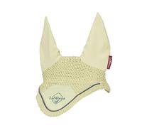 LeMieux Bonnet d'oreille classique avec oreilles en lycra doux - Crochet serré - Masque équestre confortable - Protection contre les mouches - Macaron - Taille L
