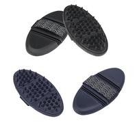 LeMieux Brosse de massage Flexi - Nodules en caoutchouc souple - Noir
