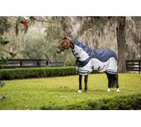 LeMieux Chemise anti-mouches Arika Shower-Tek Navy Couverture imperméable et résistante 145 cm