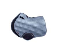 LeMieux Close Contact - Tapis de Selle carré en Daim pour Chevaux, équipement et Accessoires d'équitation, Bleu Glacier, Taille S/M