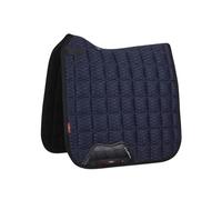 LeMieux Dressage Tapis de Selle Unisexe, Carré en Maille Carbone Bleu Marine, L