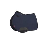 LeMieux Essence Eurojump Square - Dessus en coque souple et doublure auto-rafraîchissante - High Wither - Bleu marine - S/M