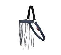 LeMieux Frange anti-mouches - Utilisation avec ou sans bride ou licol - Extrémités trempées en silicone - Bleu crépuscule - Cob